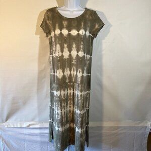 GAP Long tie-dye t-shirt dress